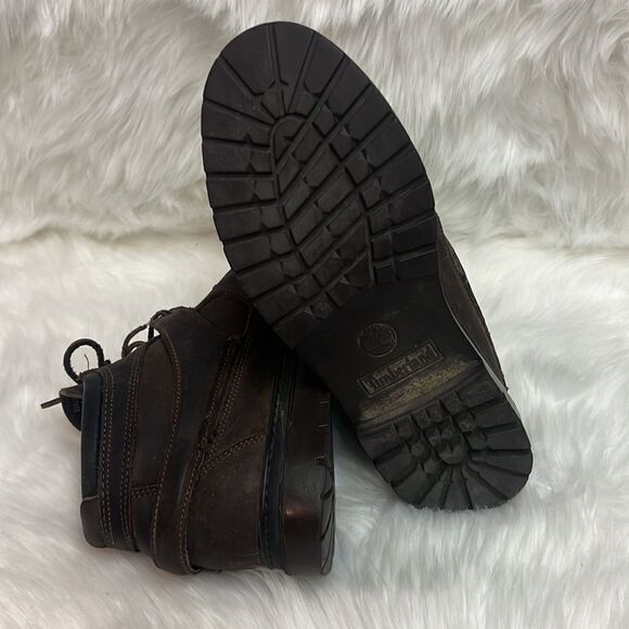 Timberland Leather Hiking Boots GoreTex Waterproof Brown MENS 10 B27 - Picture 12 of 12